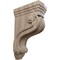 Ekena Millwork 3 3/8"W x 6 1/2"D x 10 1/2"H Boston Traditional Scroll Corbel, Walnut COR03X06X10TSWA - alternate 1